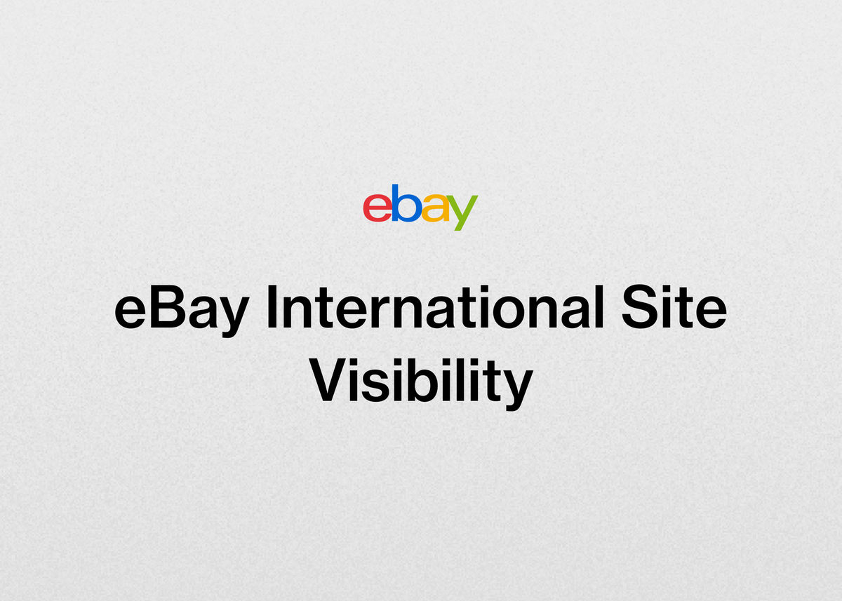 eBay International Site Visibility
