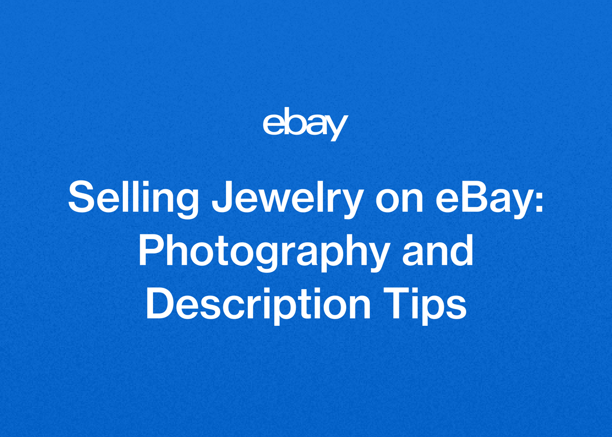 Selling Jewelry on eBay: Photography and Description Tips