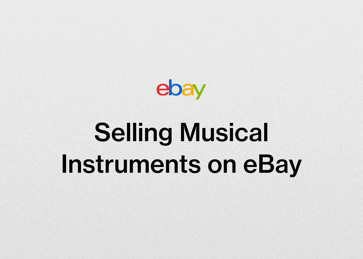 Selling Musical Instruments on eBay