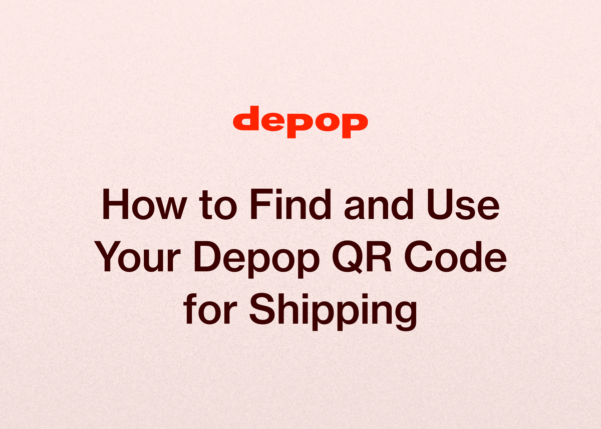 How to Find and Use Your Depop QR Code for Shipping