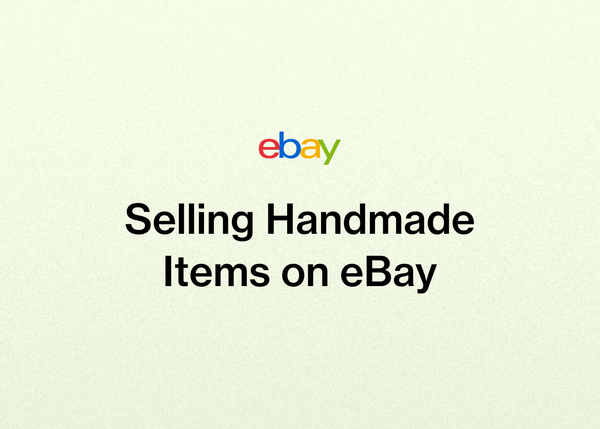 Selling Handmade Items on eBay