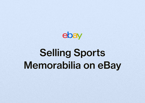 Selling Sports Memorabilia on eBay