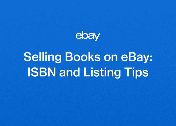 Selling Books on eBay: ISBN and Listing Tips