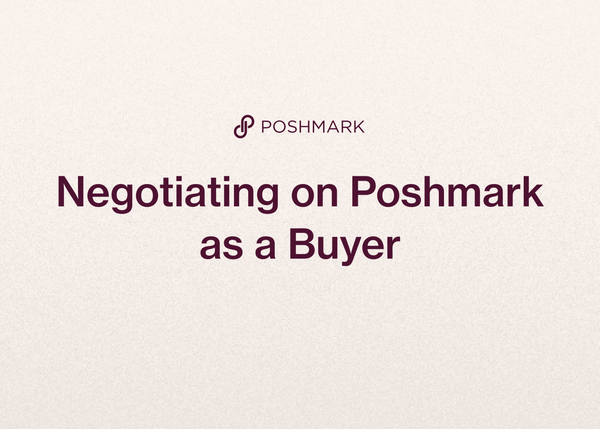 Negotiating on Poshmark as a Buyer